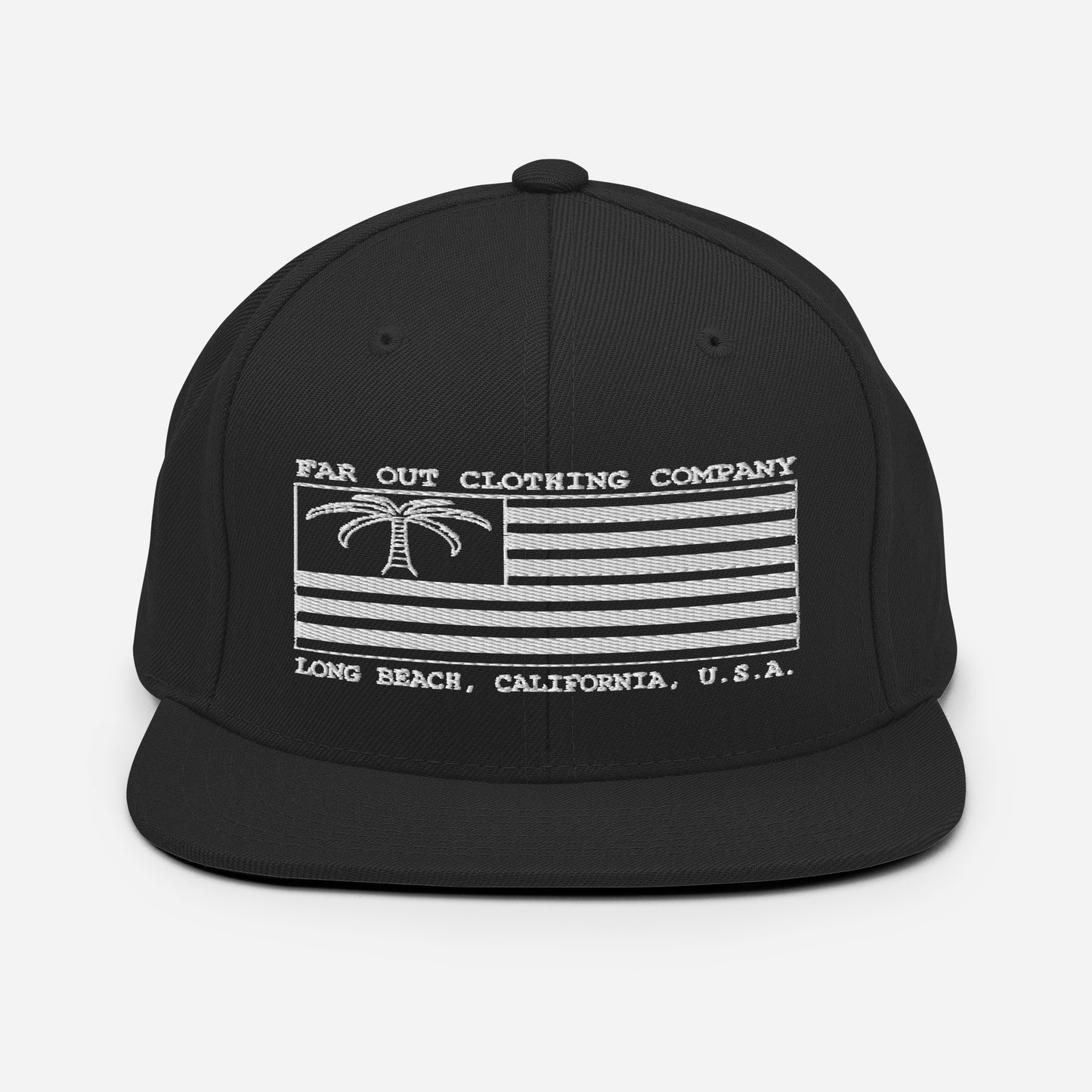 Solid Flag Snapback Hat