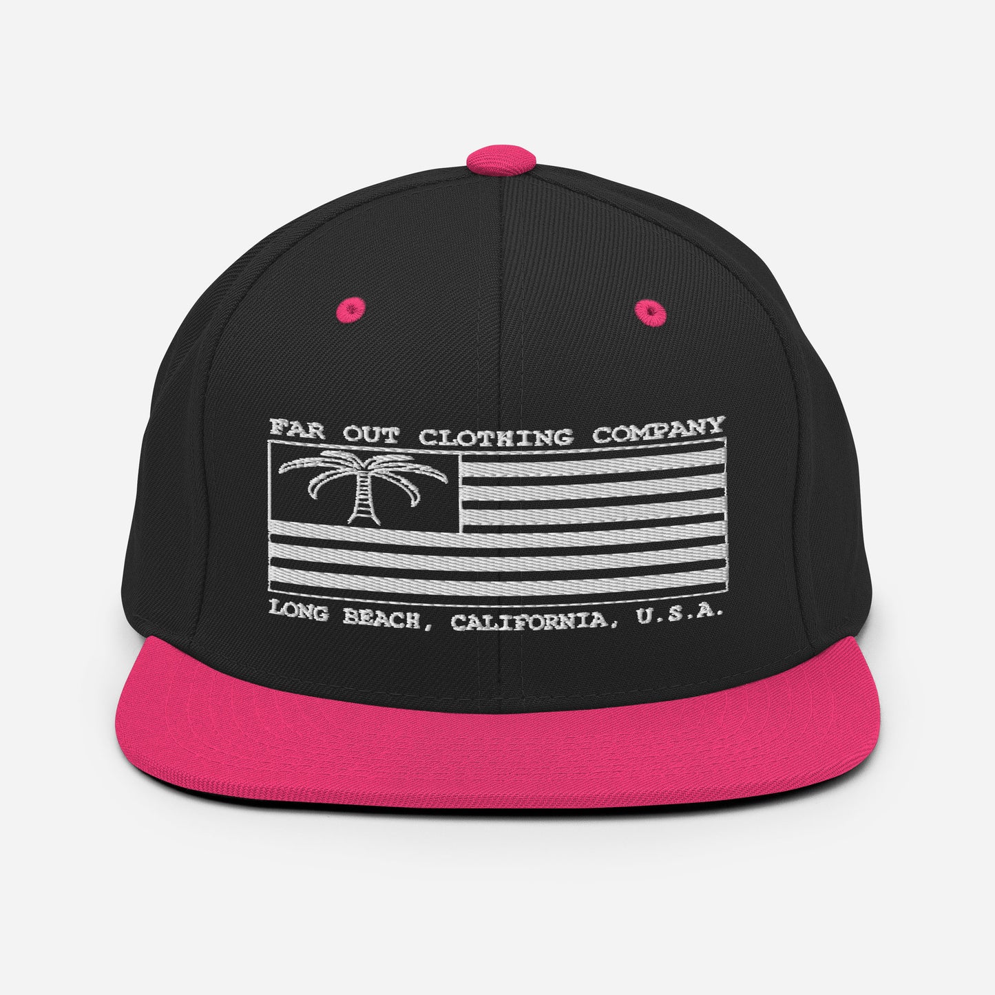 Solid Flag Snapback Hat