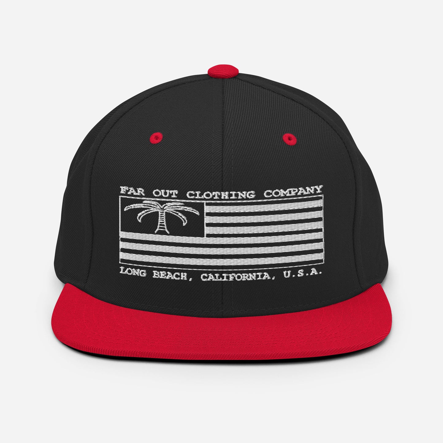 Solid Flag Snapback Hat
