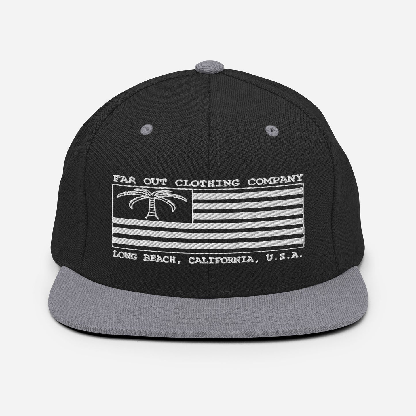 Solid Flag Snapback Hat