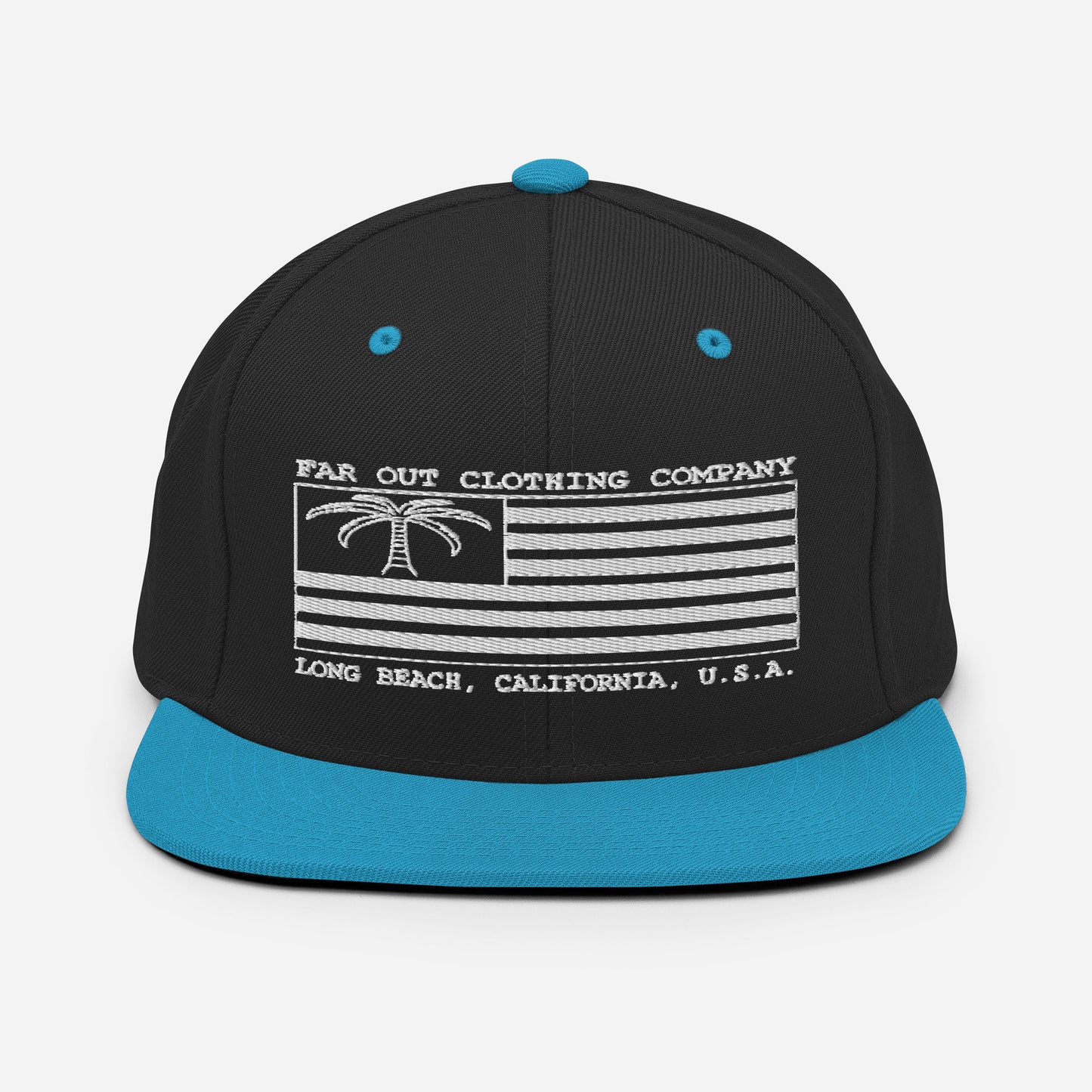 Solid Flag Snapback Hat