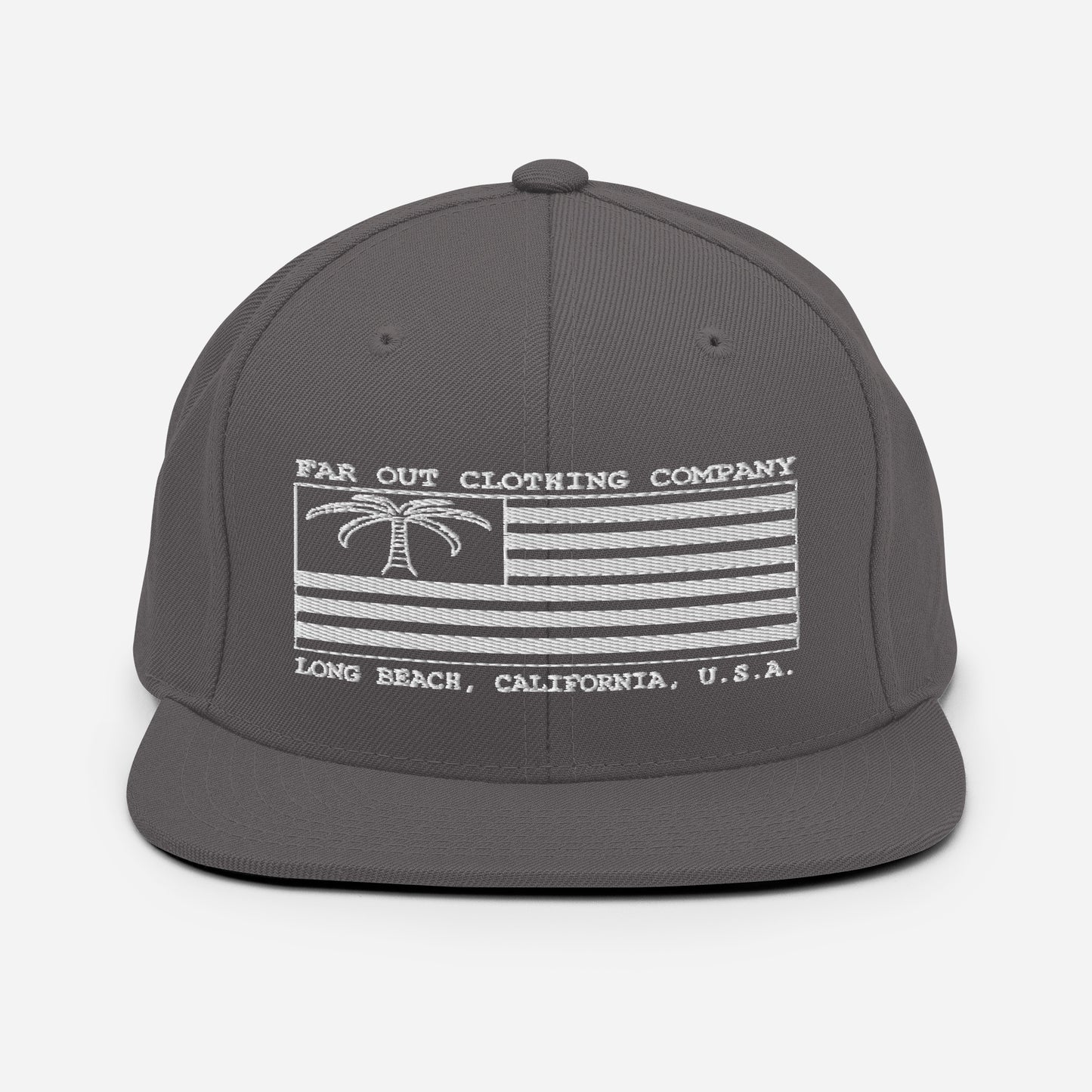 Solid Flag Snapback Hat