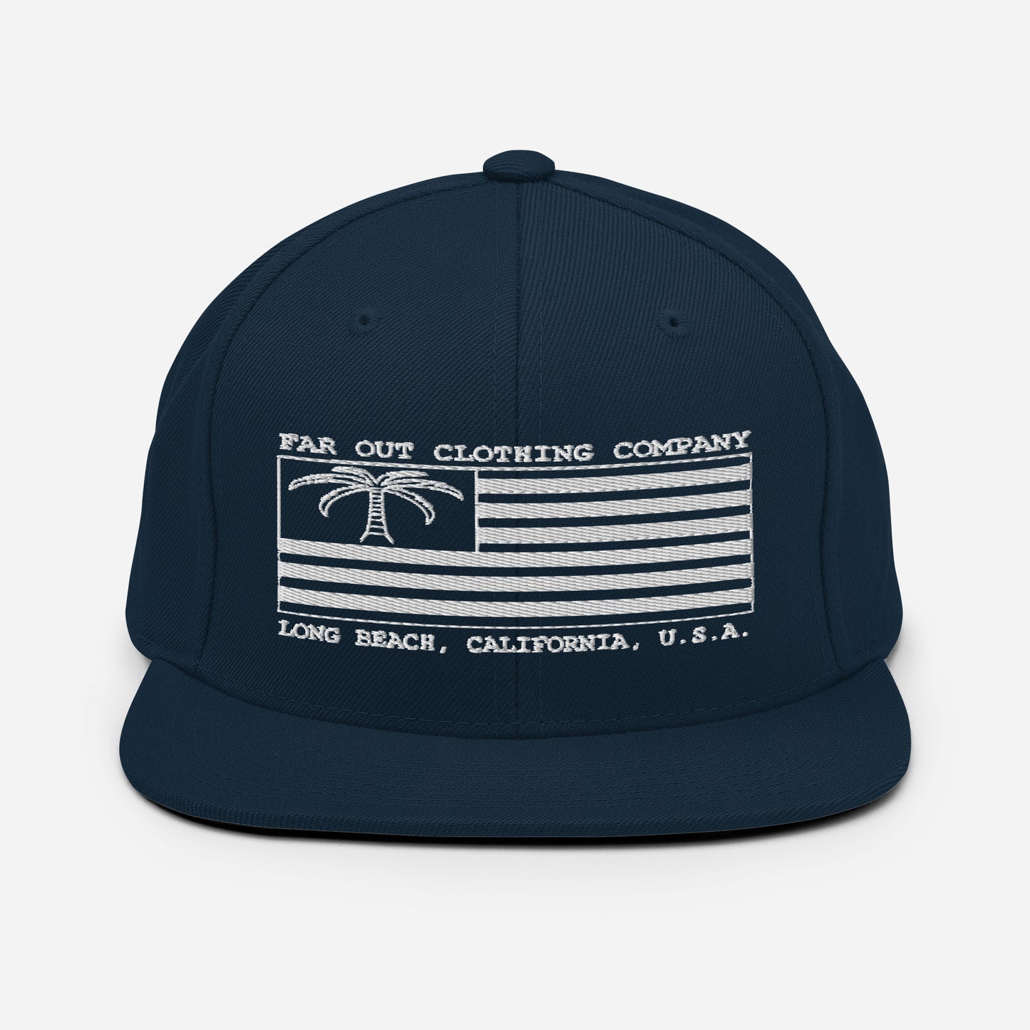 Solid Flag Snapback Hat