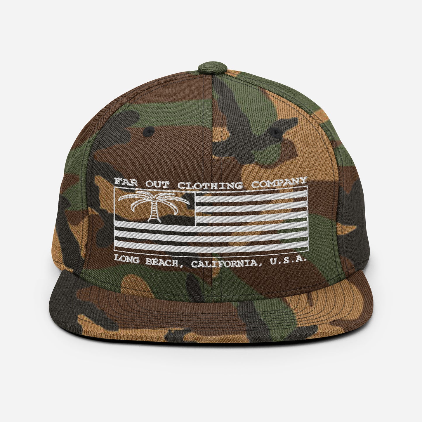Solid Flag Snapback Hat