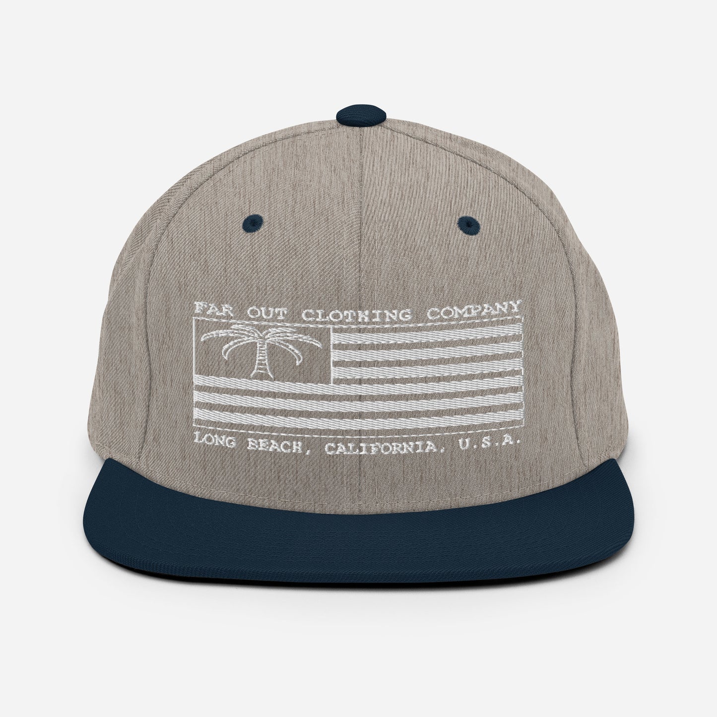 Solid Flag Snapback Hat