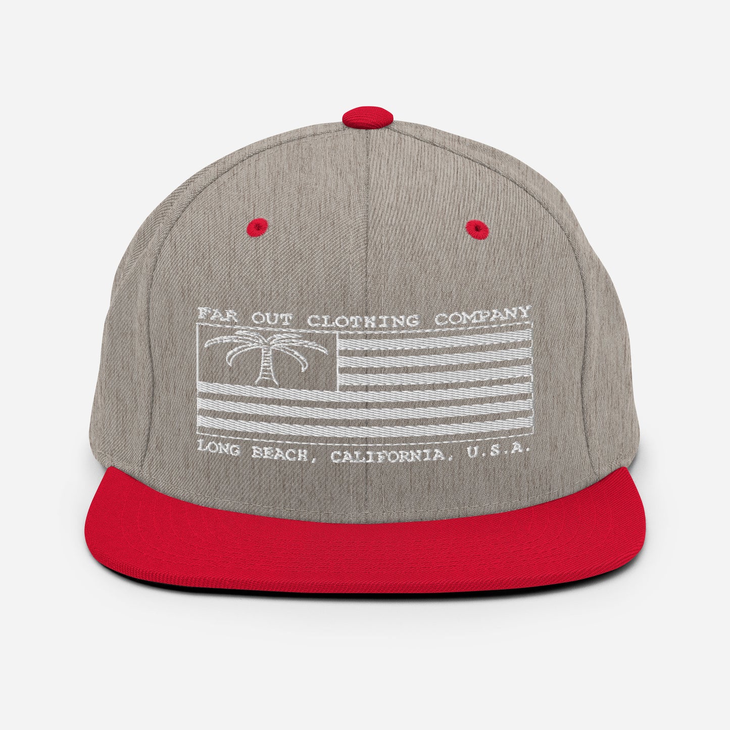 Solid Flag Snapback Hat