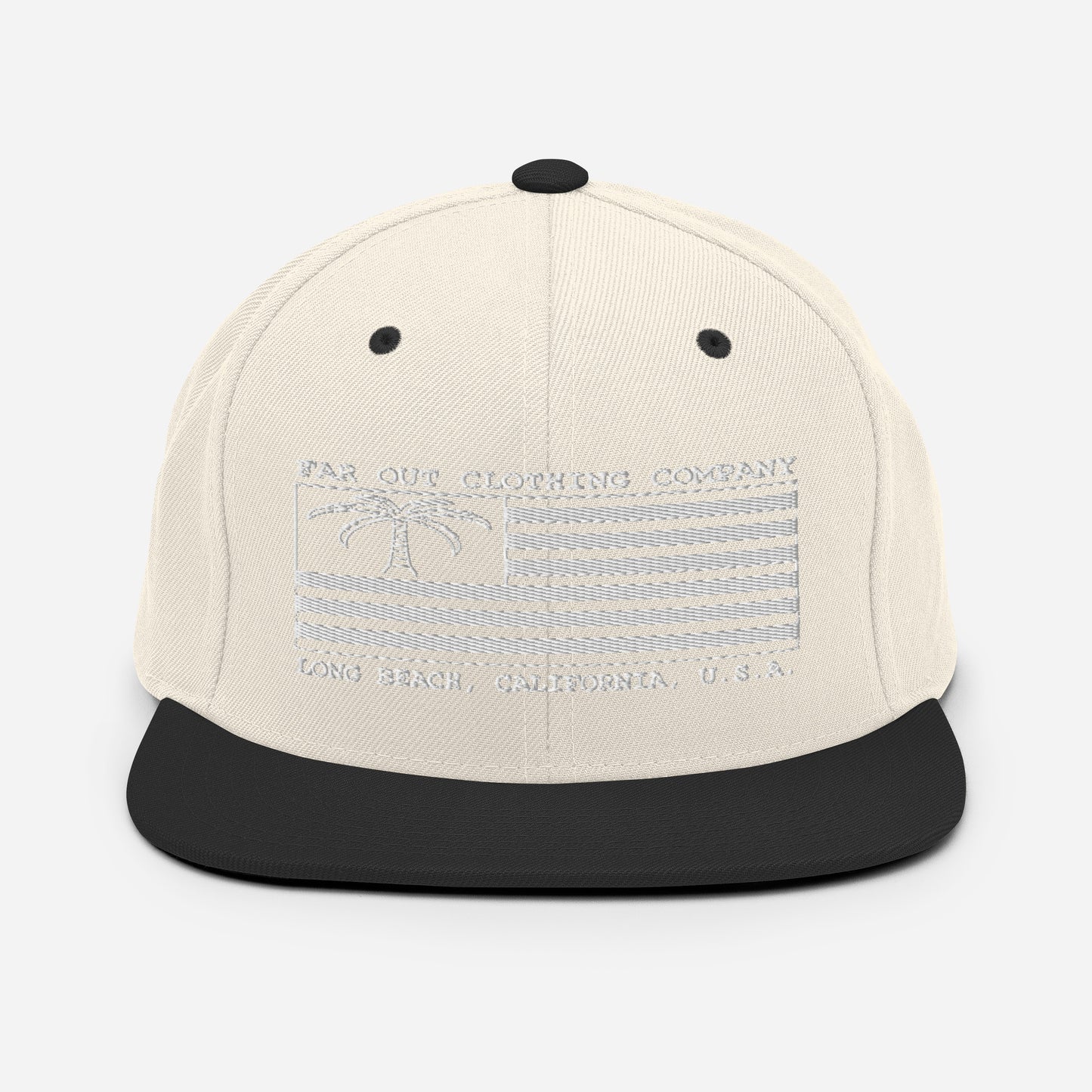 Solid Flag Snapback Hat