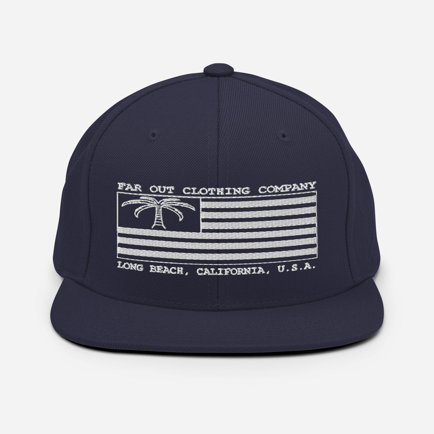Solid Flag Snapback Hat