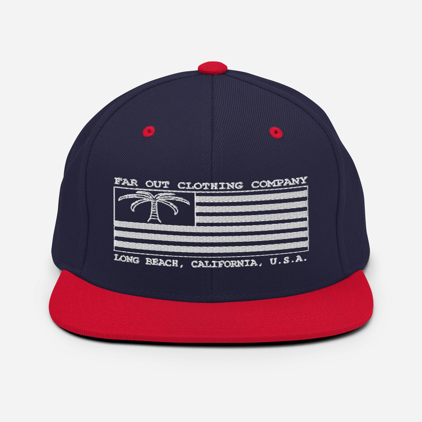 Solid Flag Snapback Hat