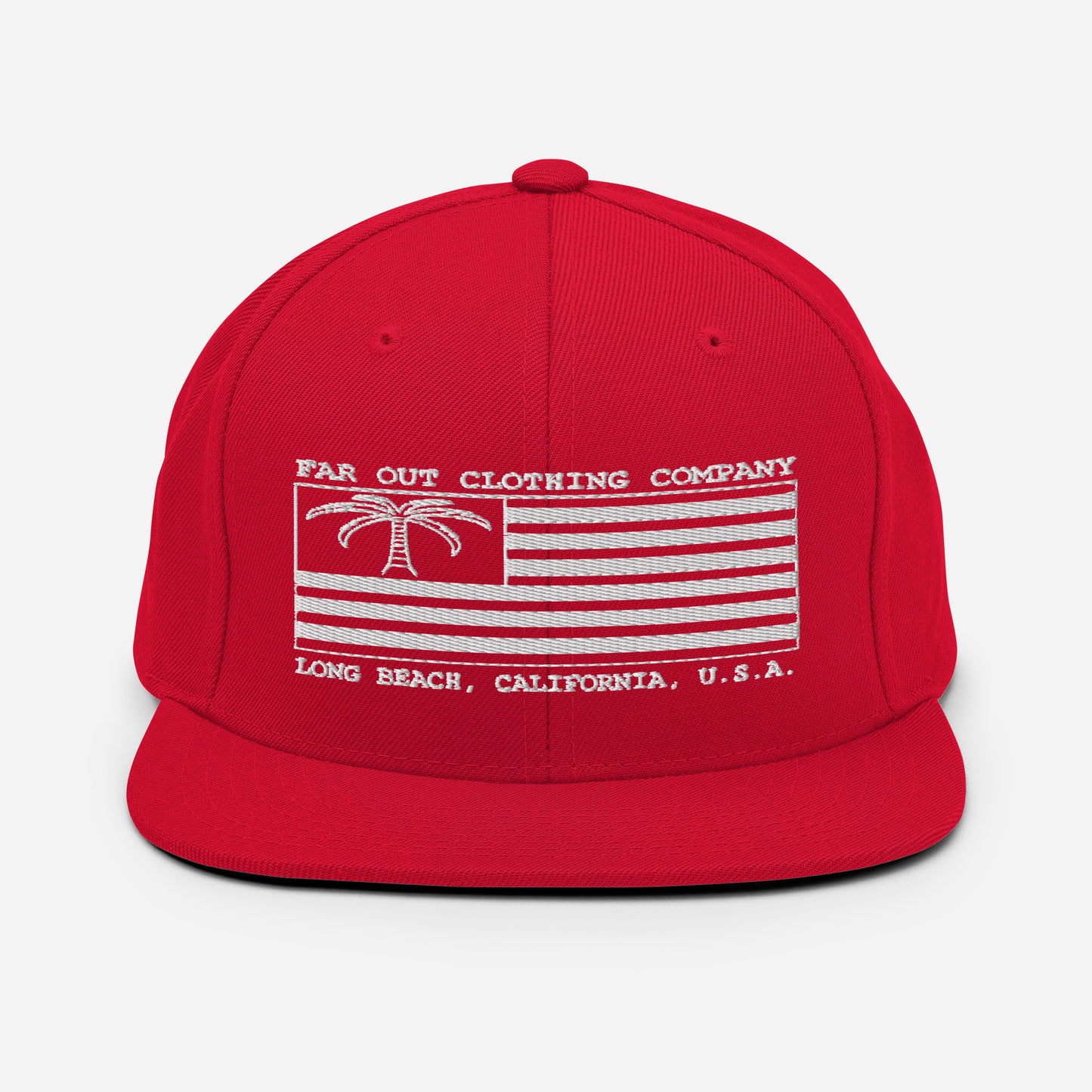 Solid Flag Snapback Hat