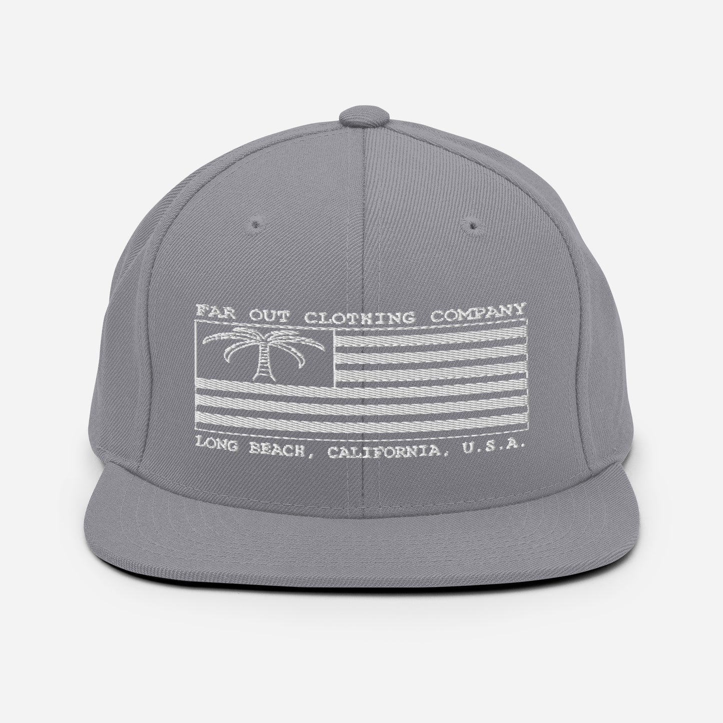 Solid Flag Snapback Hat