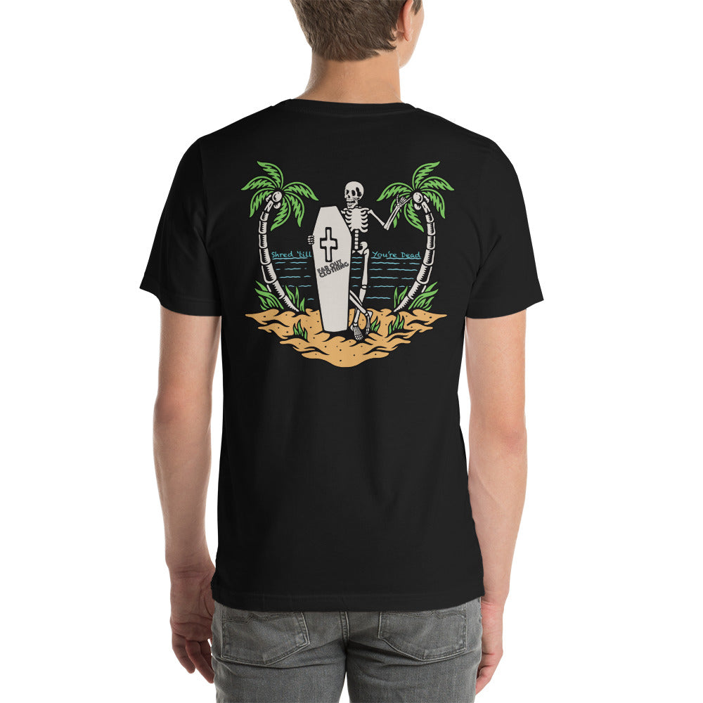 Shred till you're dead Premium white print