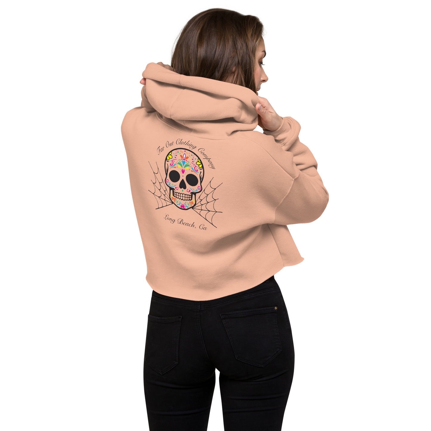 Calaveras Crop Hoodie