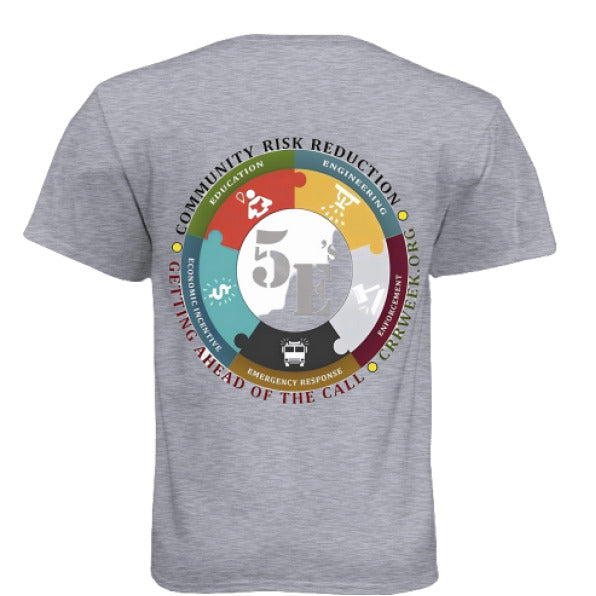 Dark Heather Grey (60/40) - BACK