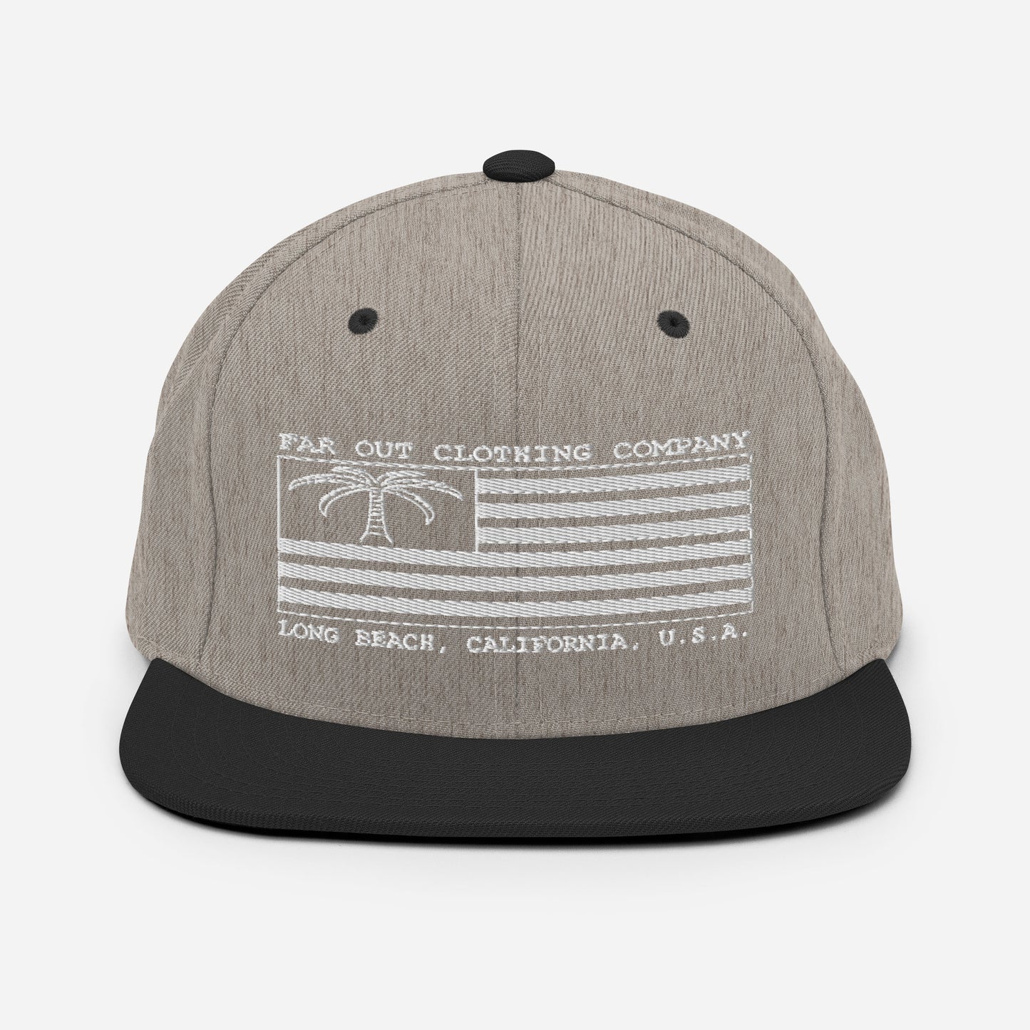 Solid Flag Snapback Hat