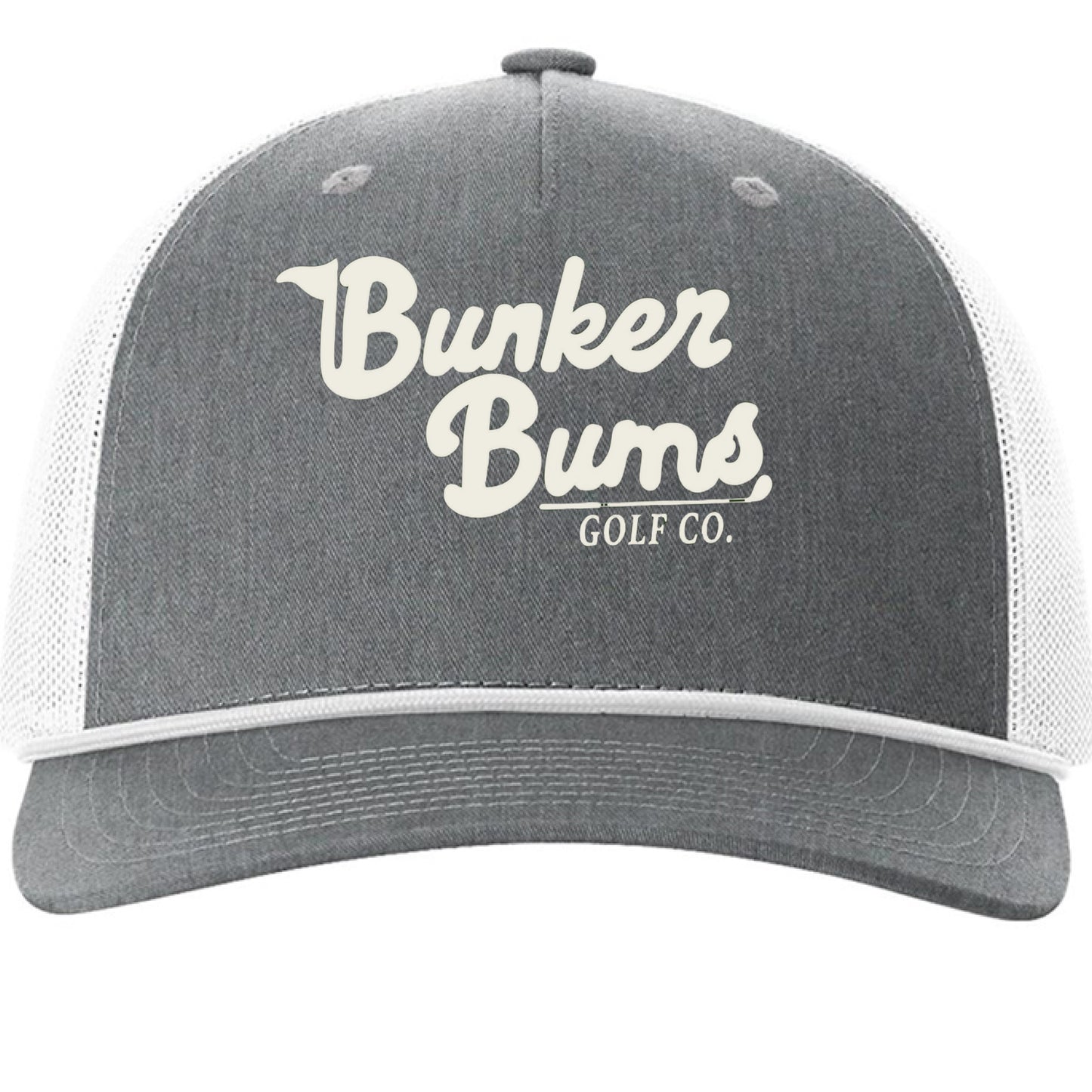 Heather Grey/ White - FRONT