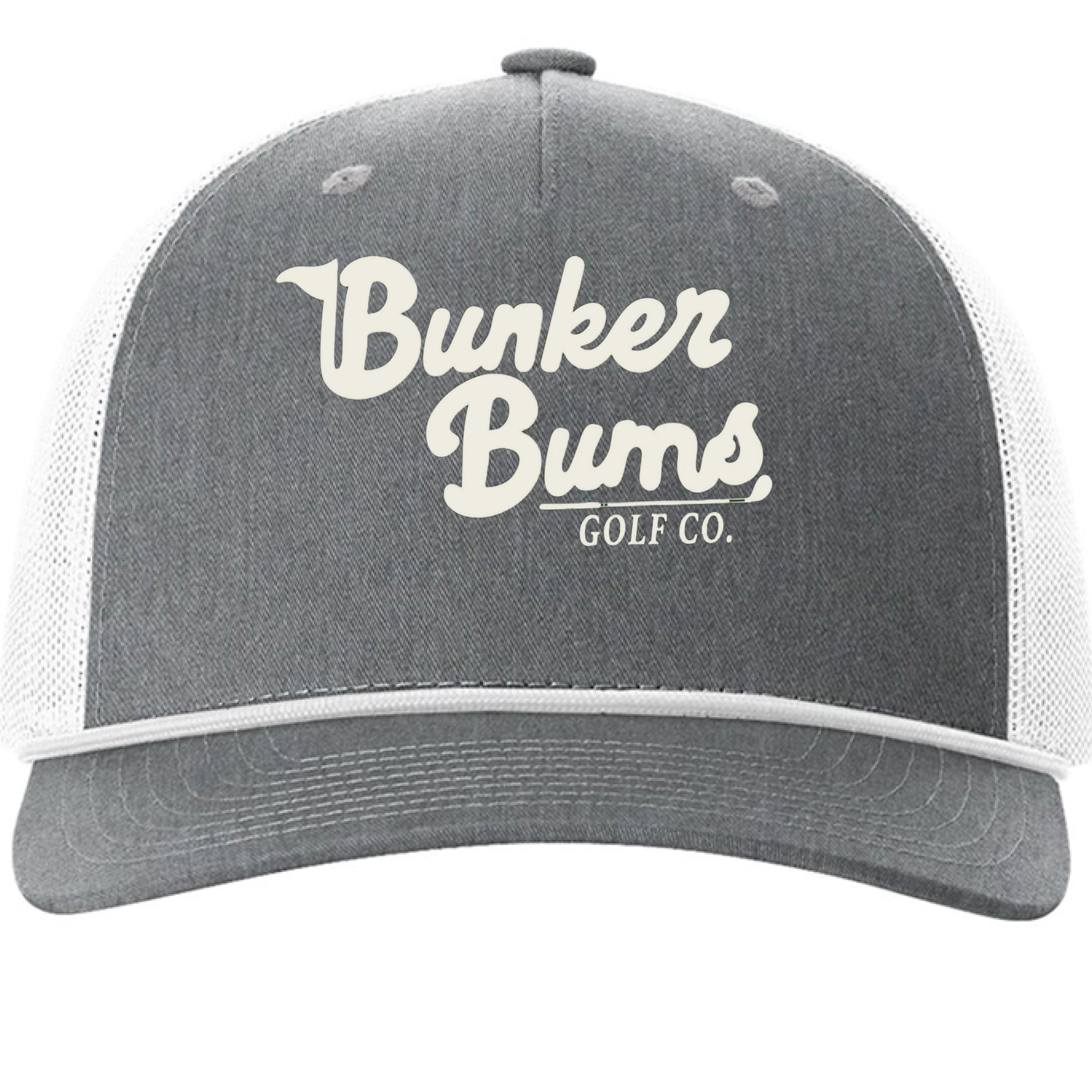 Heather Grey/ White - FRONT